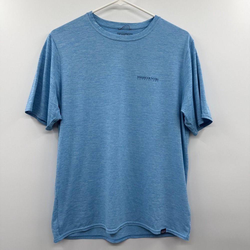 Men's Patagonia‎ high country outfitters short sleeve blue medium